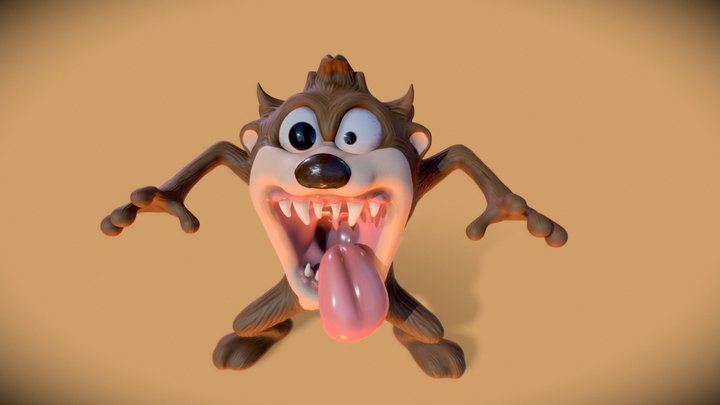 Demonio de Tasmania 3D Model