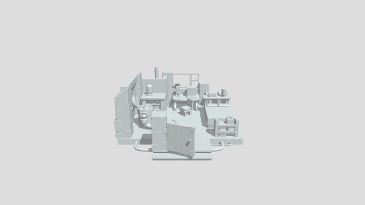 Environment house 2 3D Model