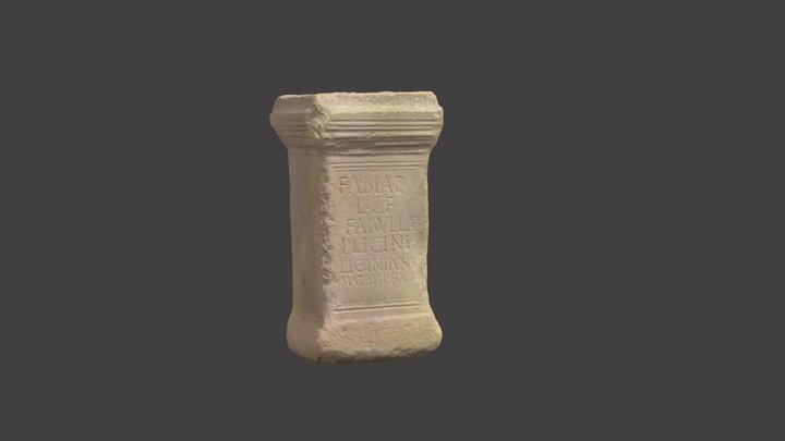 Làpida Romana s.II 3D Model