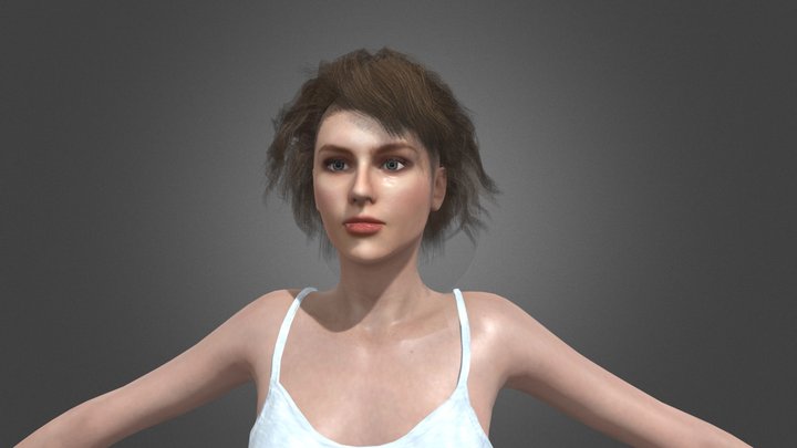 Redhair_girl 3D Model