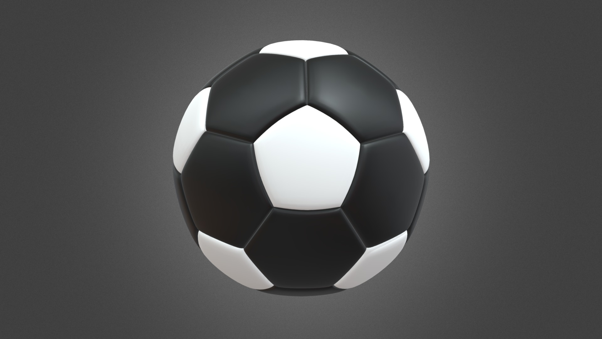 3D model Soccer Ball - This is a 3D model of the Soccer Ball. The 3D model is about a black and white football ball.