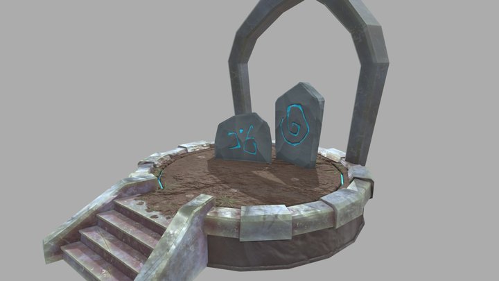Stone portal 3D Model