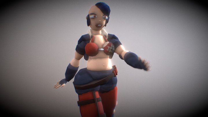 Alicia Fan Made Character From Spacelords 3D Model