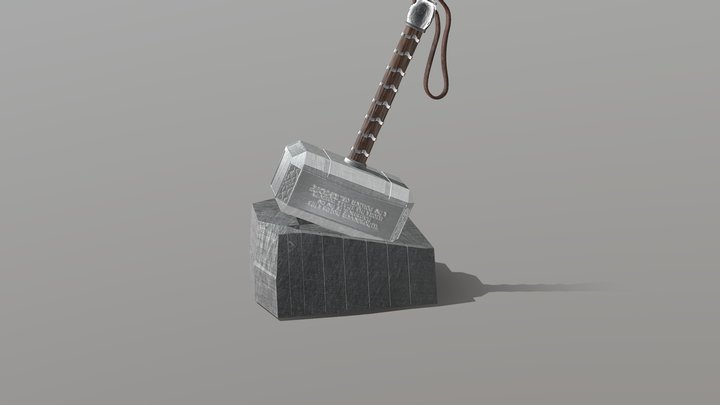Mjolnir 3D Model