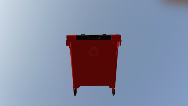 Bote Rojo 3D Model