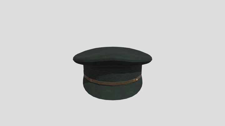 Officer Hat 3D Model