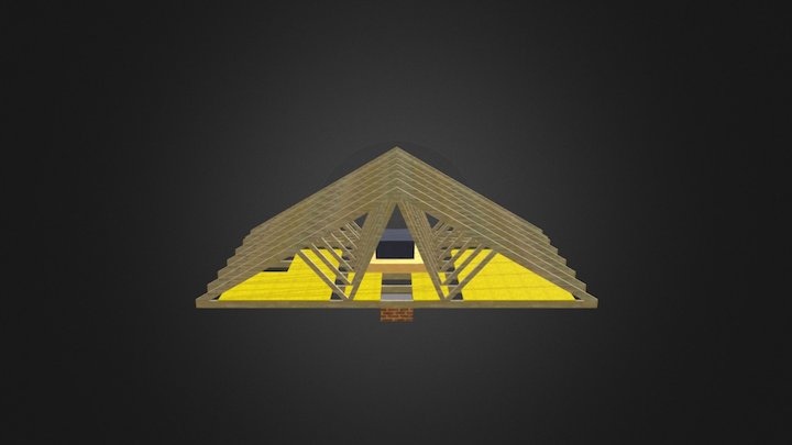 Loft Flooring Plan 3D Model