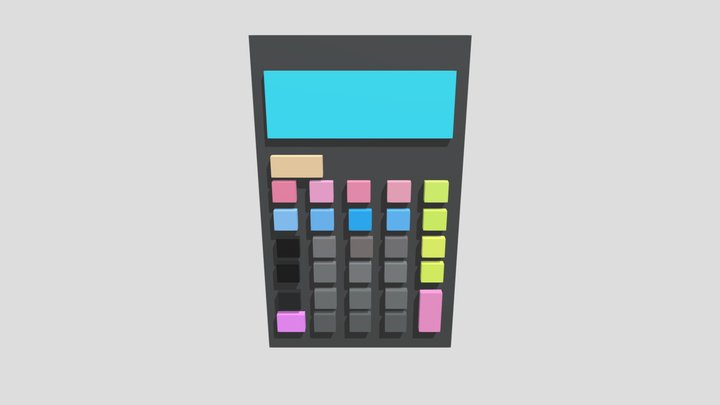 Kenny's Calculator 3D Model