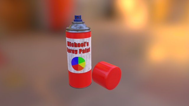 Spray Paint 3D Model