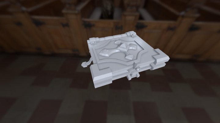 魔法书UV 3D Model