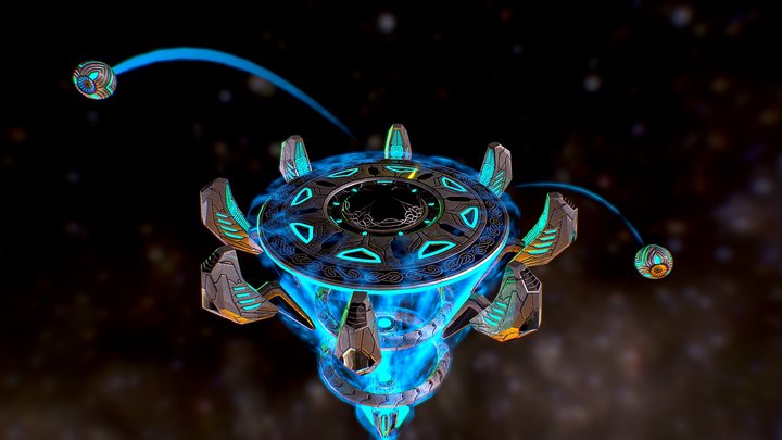 Odin Ship 3D Model