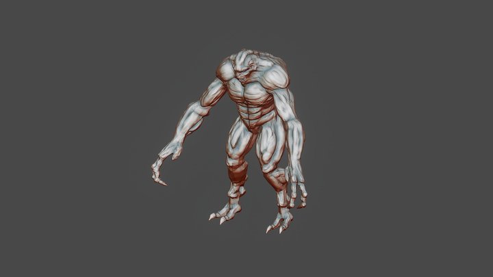 Beast Sculpt 3D Model