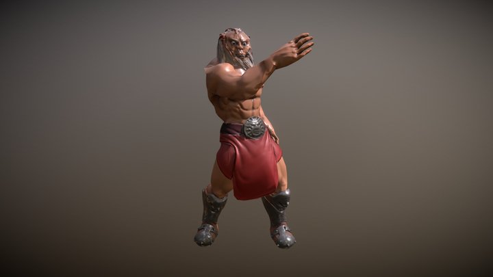 Arthur's Barbarian 3D Model