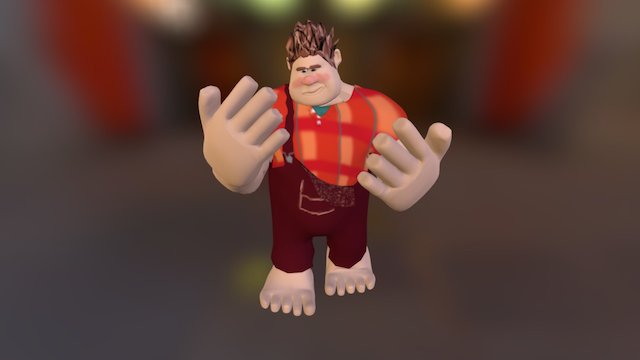 Wreck it Ralph 3D Model