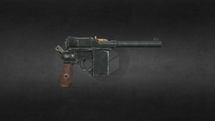 Mauser C96 3D Model