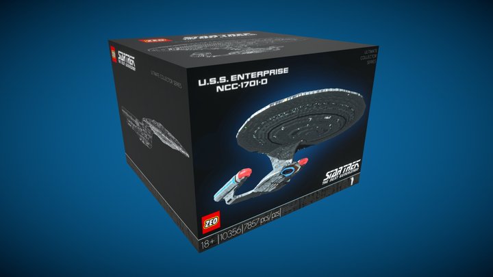 LEGO Star Trek USS Enterprise-D Concept Box Art