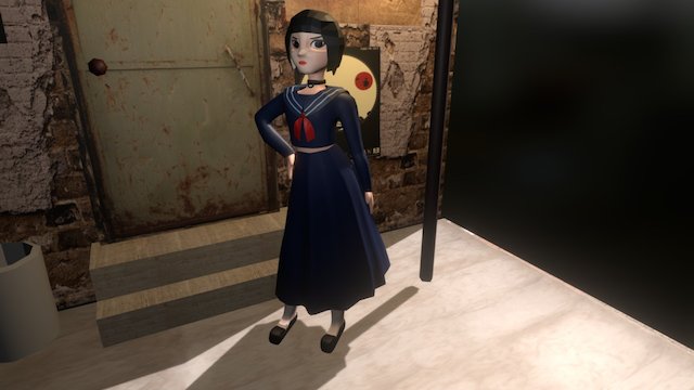 BAD GIRL 3D Model