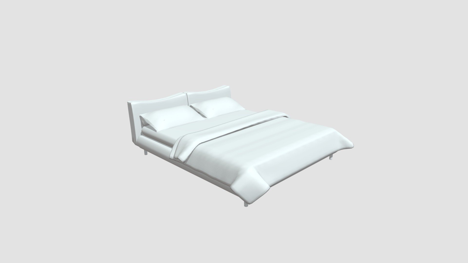 Bed Buy Royalty Free 3d Model By Evermotion [60b5c6e] Sketchfab Store