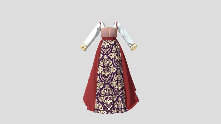Tudor Noble Forepart 3D Model