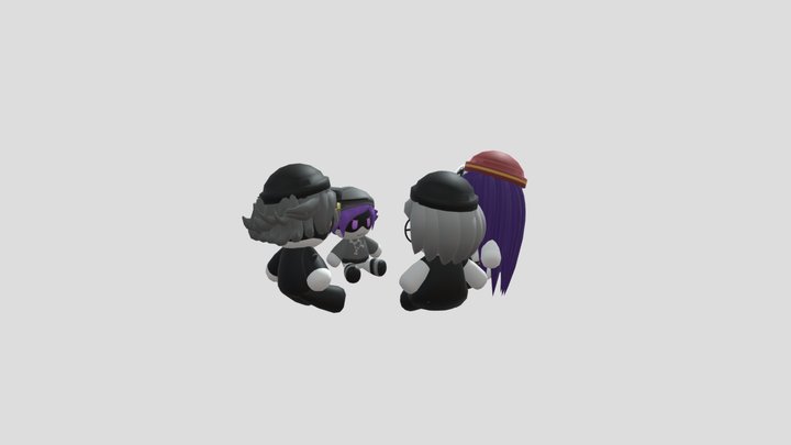 Murder Drones Plush Circle 3D Model