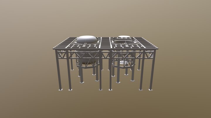 ENSEMBLE PLATEFORME 3D Model