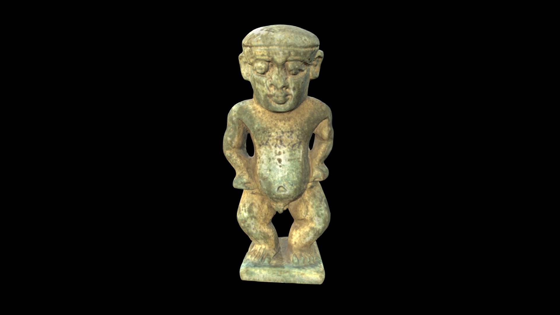 Amulet in the form of the dwarf god Pataikos