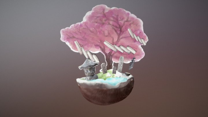 Blossom Shrine 3D Model