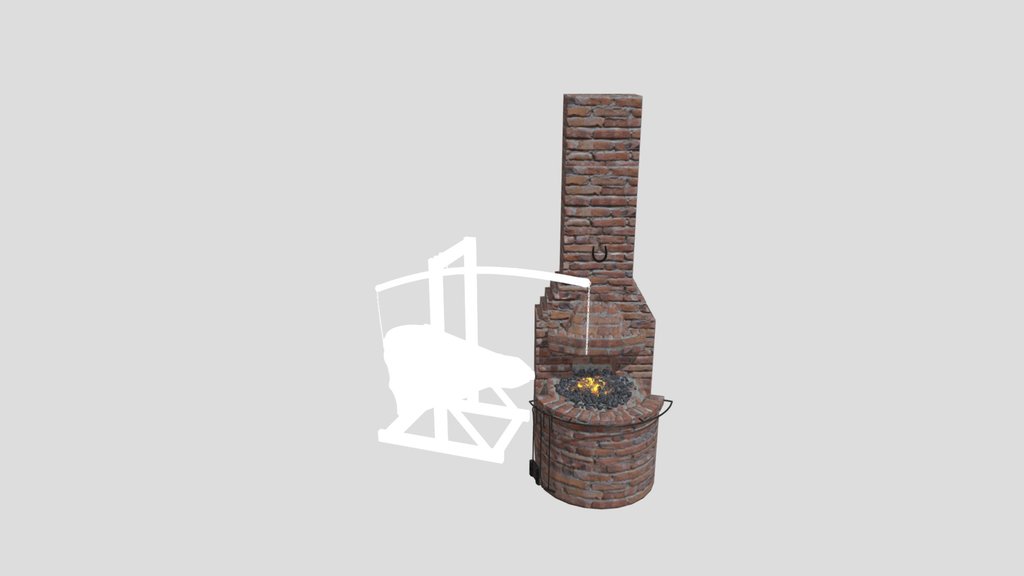 Forge With Bellows