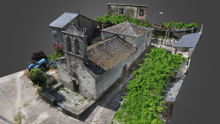 Iglesia de San Pedro de Alguerdo 2025 3D Model
