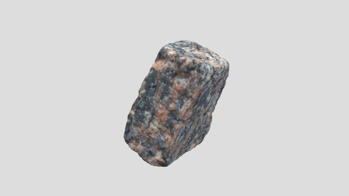 Metamorphic Rock (Gneiss) 3D Model