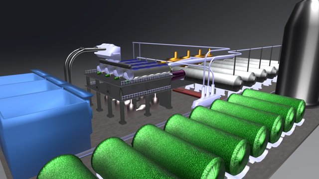Diseño de planta TASA 3D Model