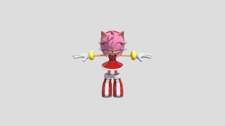 Sonic Forces - Amy Rose 3D Model