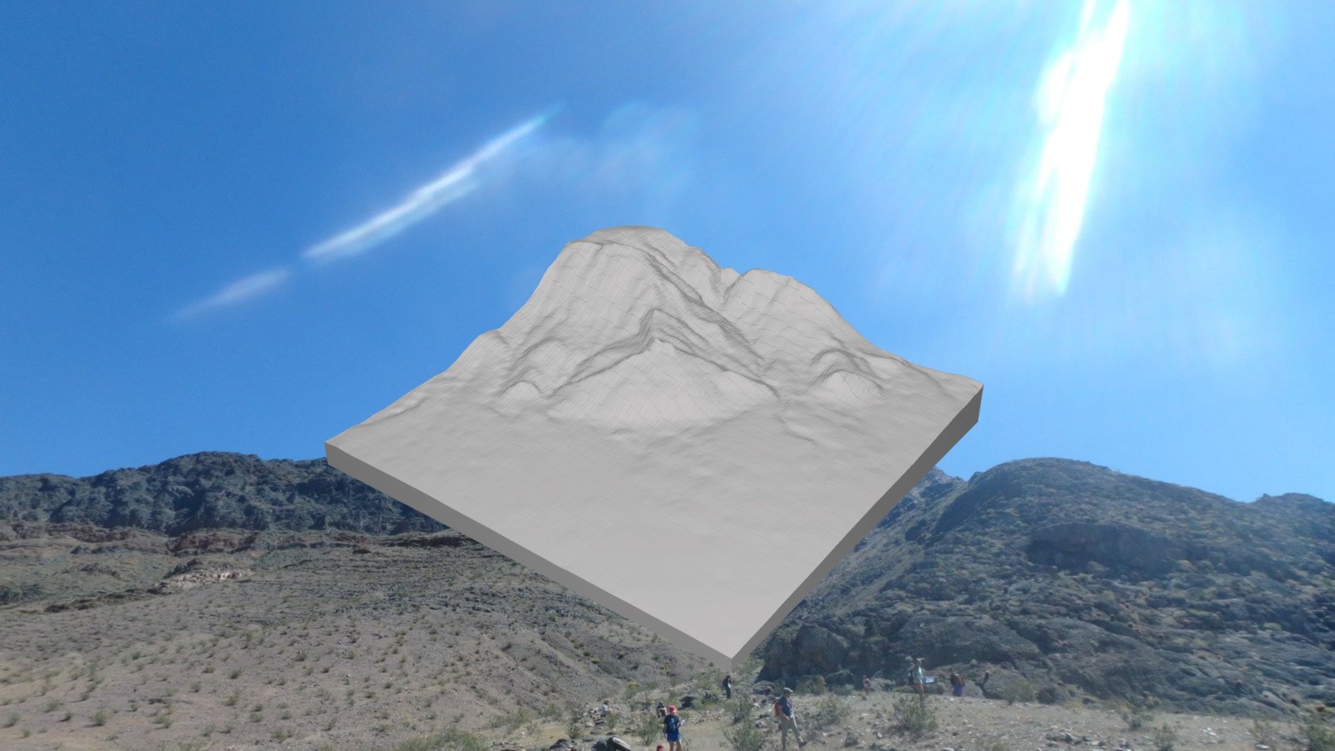 Fault Scarps in the Resting Spring Range, CA - Download Free 3D model ...