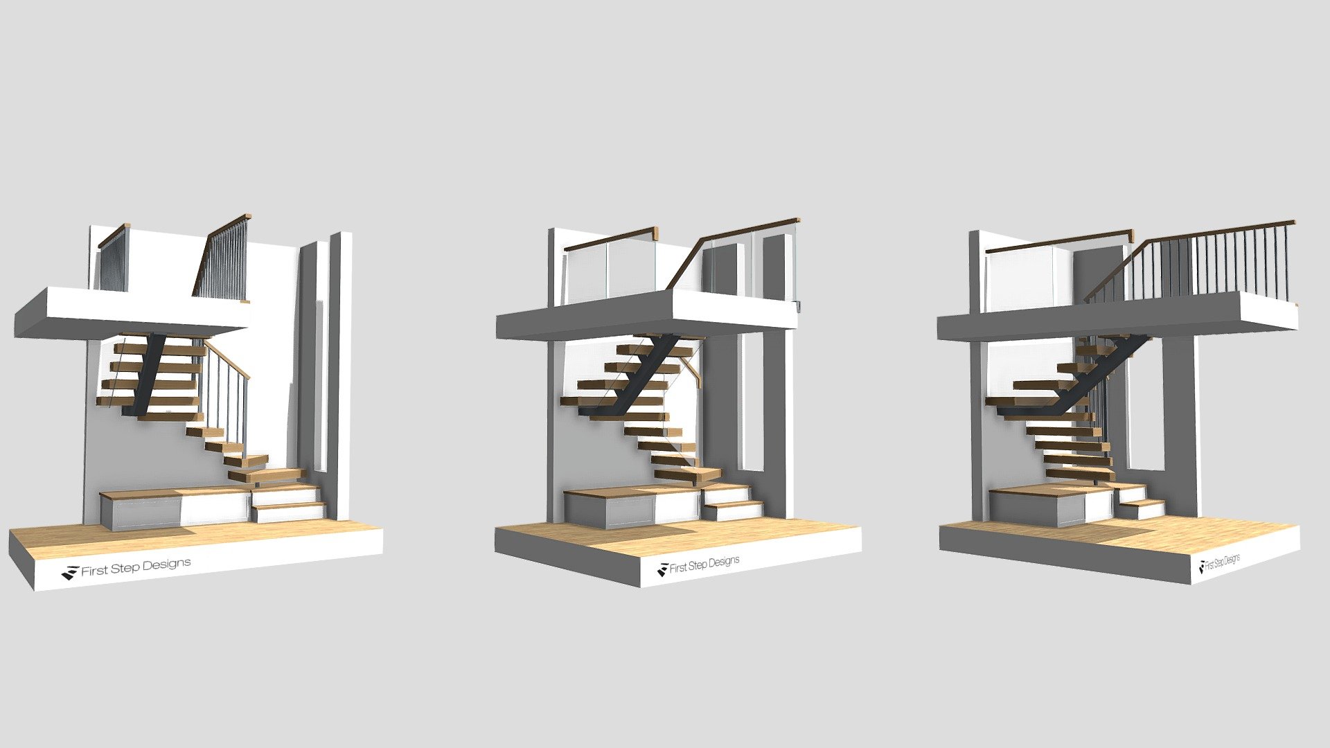 Andreas New Staircase Concept - Download Free 3D model by First Step ...