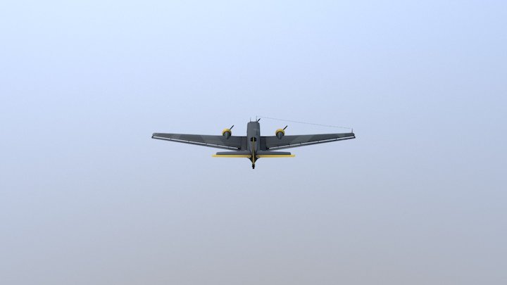 Ju-52 3D Model