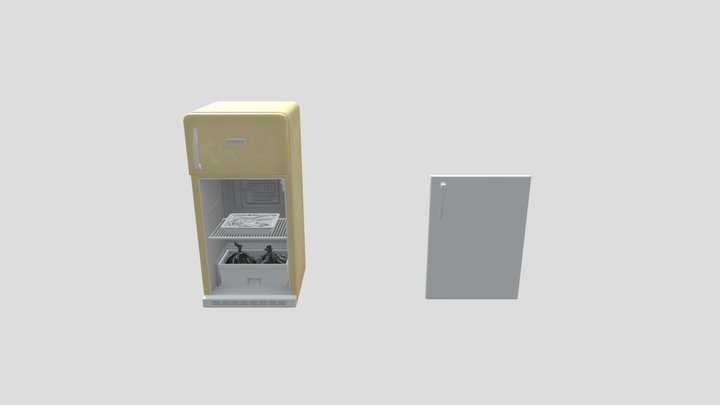 Refrigerator 3D Model