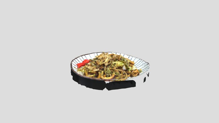 焼うどん　（お好み焼き いしん) 3D Model