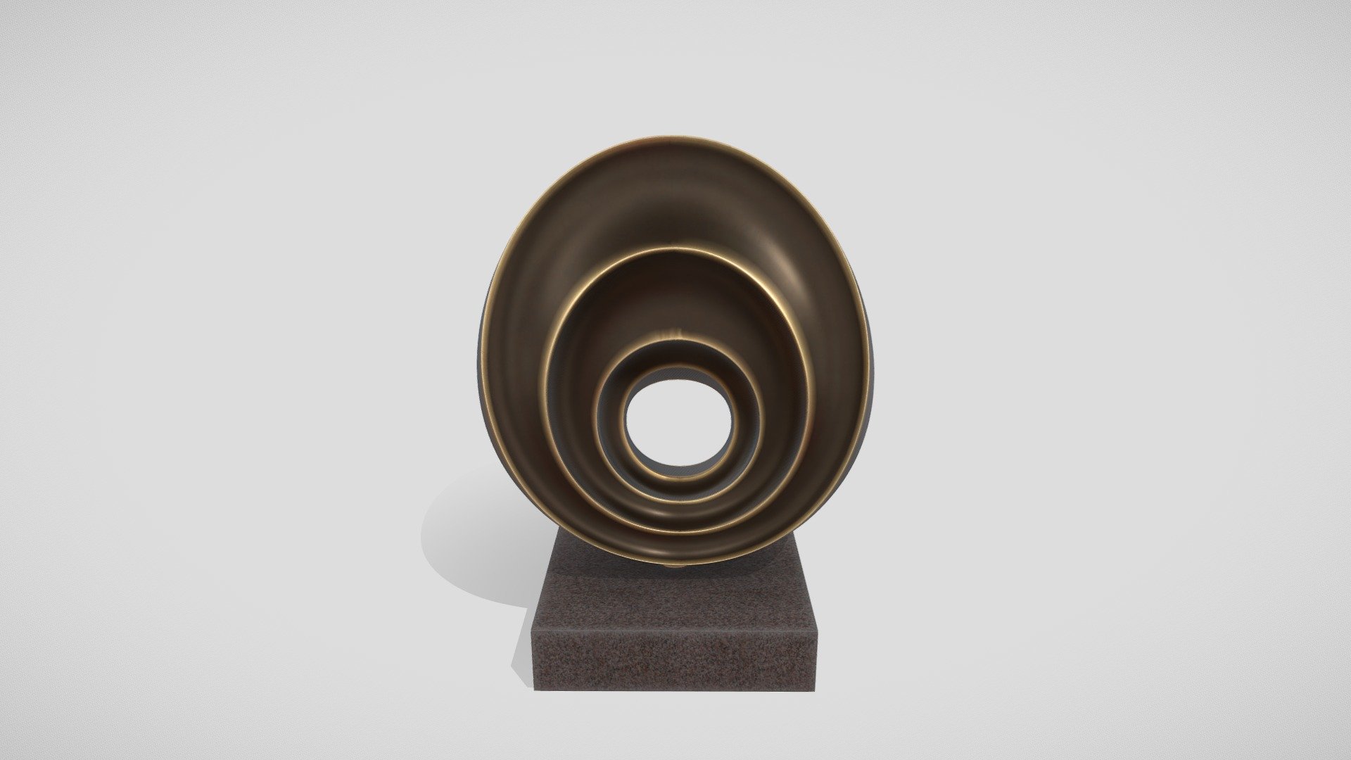 Modern Abstract Stone Art Sculpture 27 3D model by gogoskilla