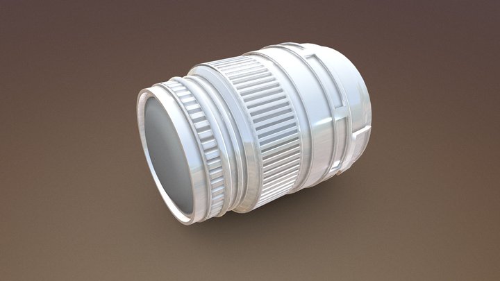 DSLR Camera Lens 3D Model