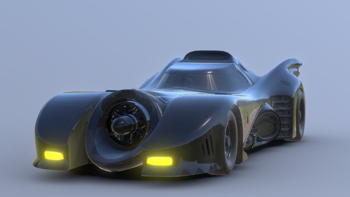 Batmobile 3D Model