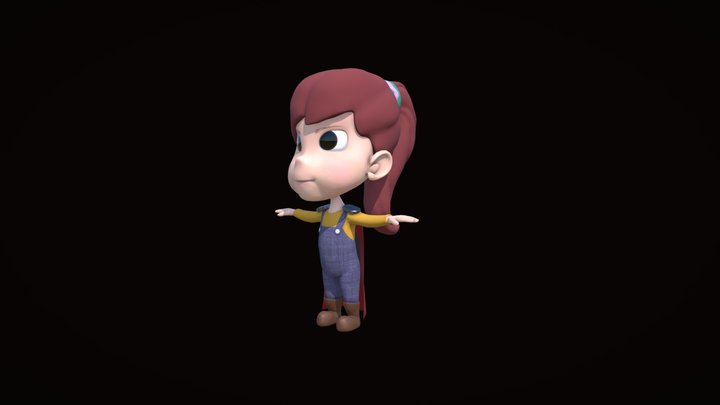 Garotinha 3D Model