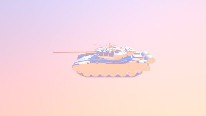 T90- Tank 3D Model