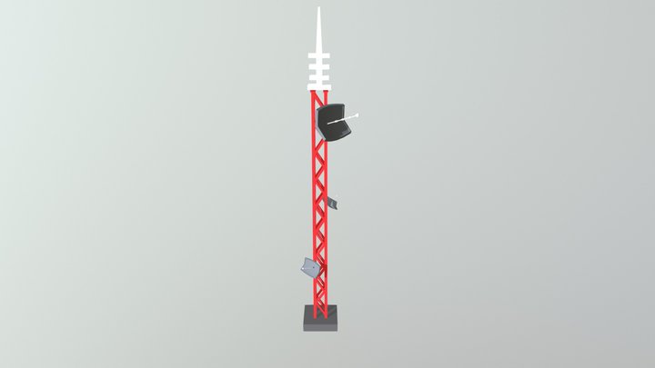 Radio Tower 3D Model