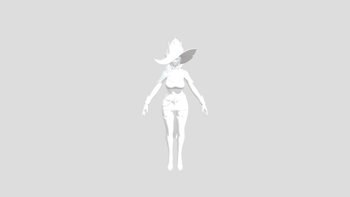 女性角色 3D Model