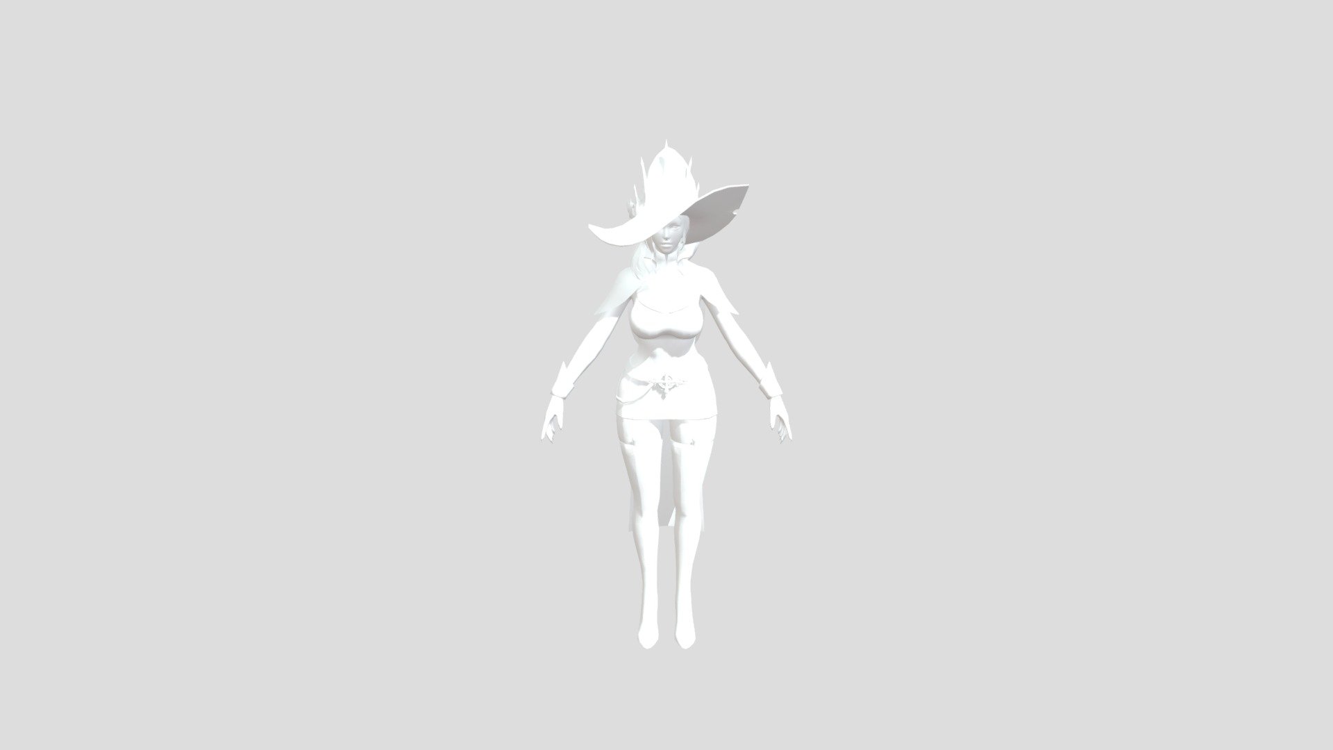 女性角色 - Download Free 3D model by KELUOEN [60c23b6] - Sketchfab