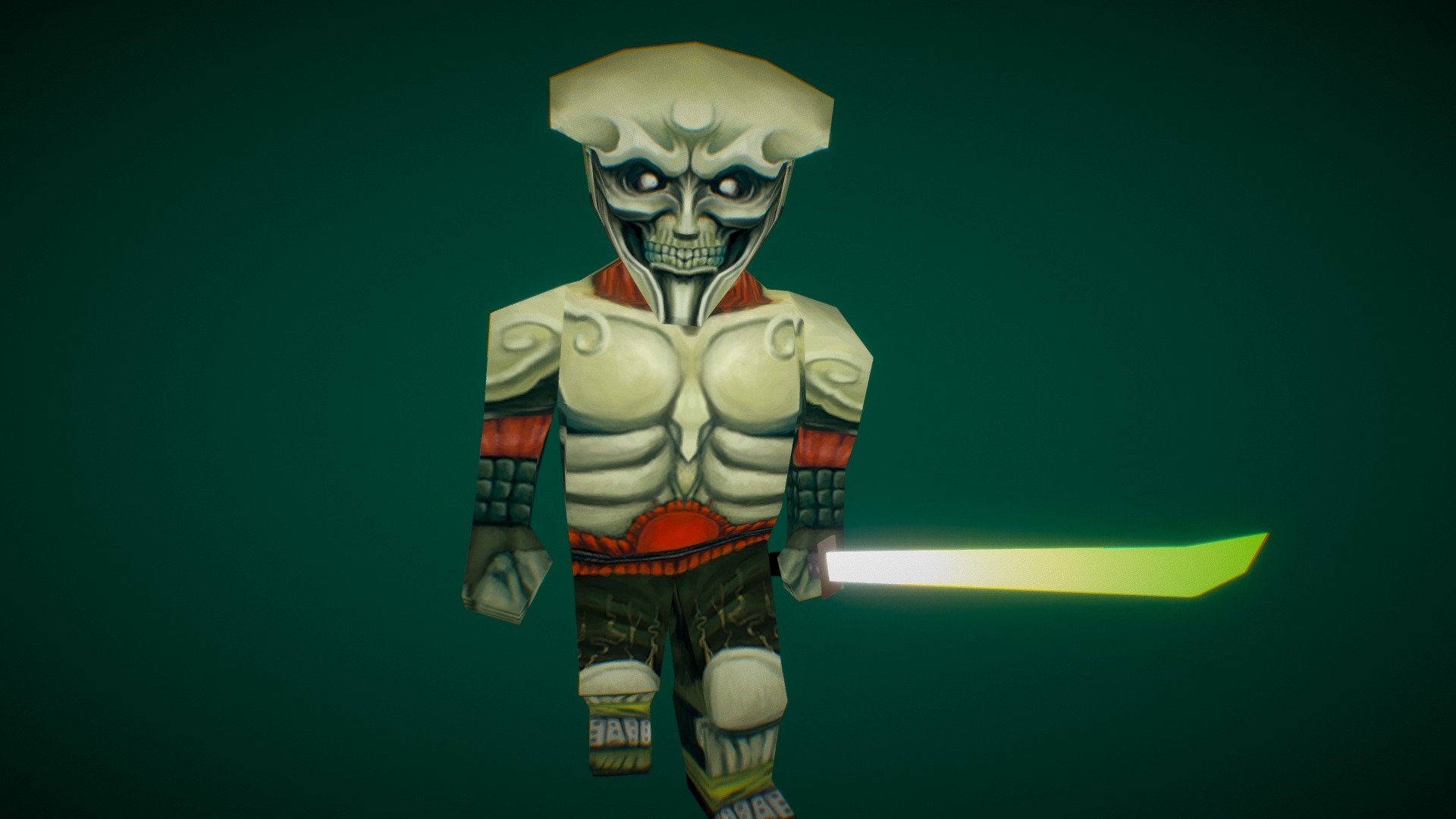 Lowpoly Yoshimitsu fanart