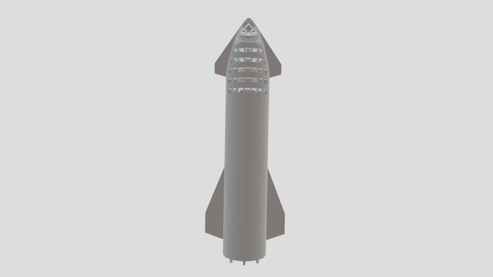 Starship 3D Model