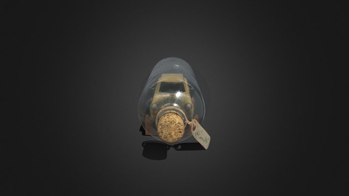 Bottled Car 3D Model