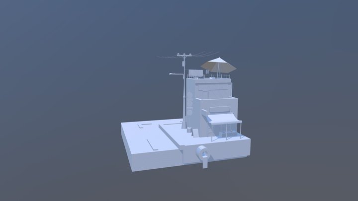 Tiny Japan House 3D Model