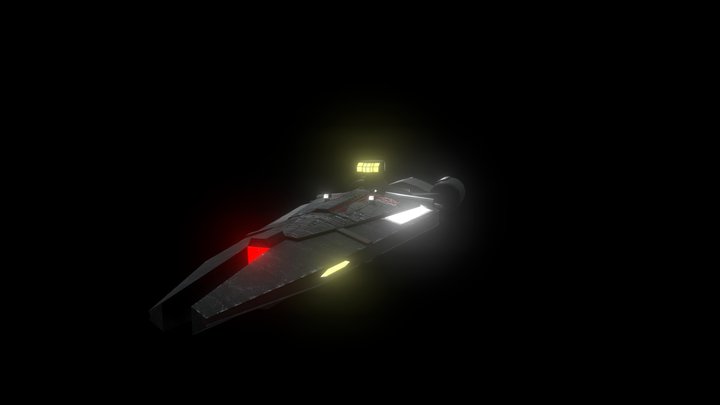 arquitens-class light cruiser 3D Model
